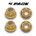 MORBO M4 BRASS FLANGE NYLOCK NUT