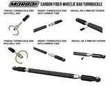 MORBO WHEELIE BAR TURNBUCKLE CF 130MM