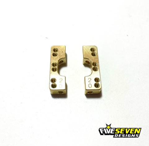 Arrow Brass Rear 0/2 Toe Blocks